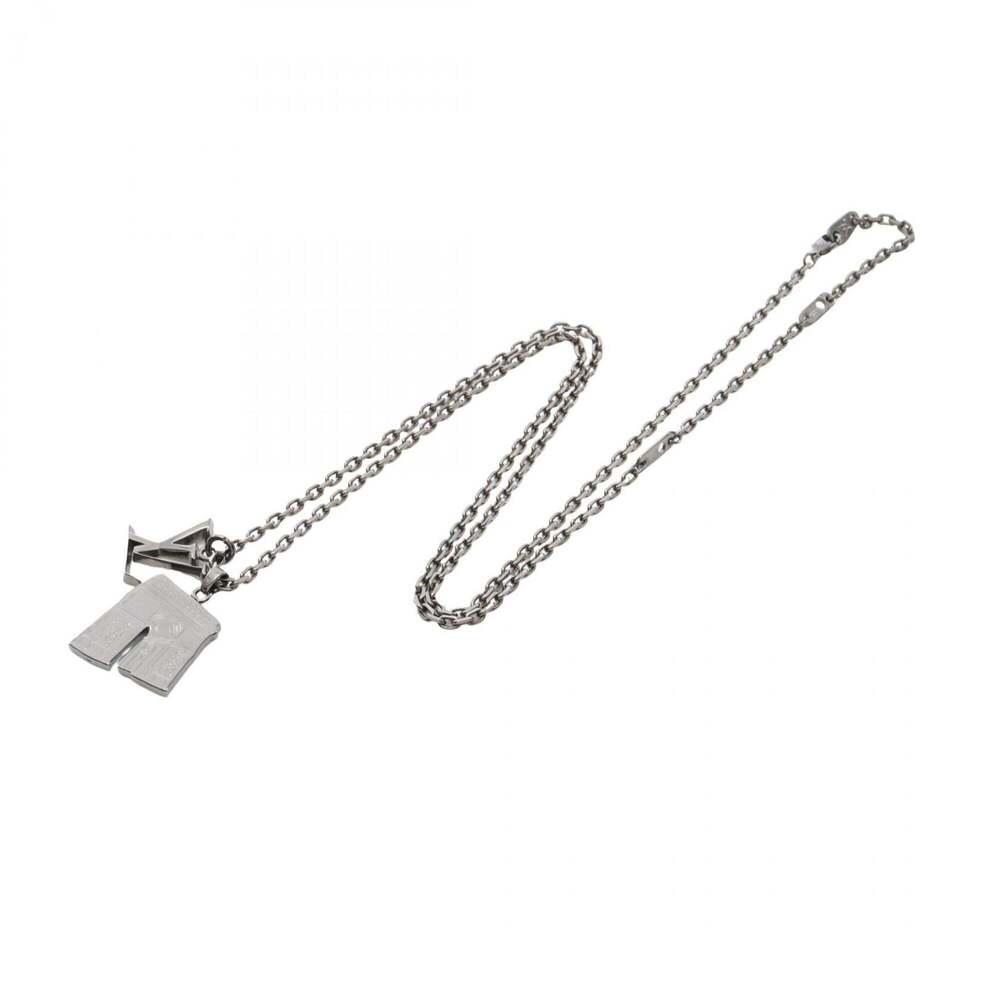 LOUIS VUITTON Silver Necklace - Picture 3 of 6